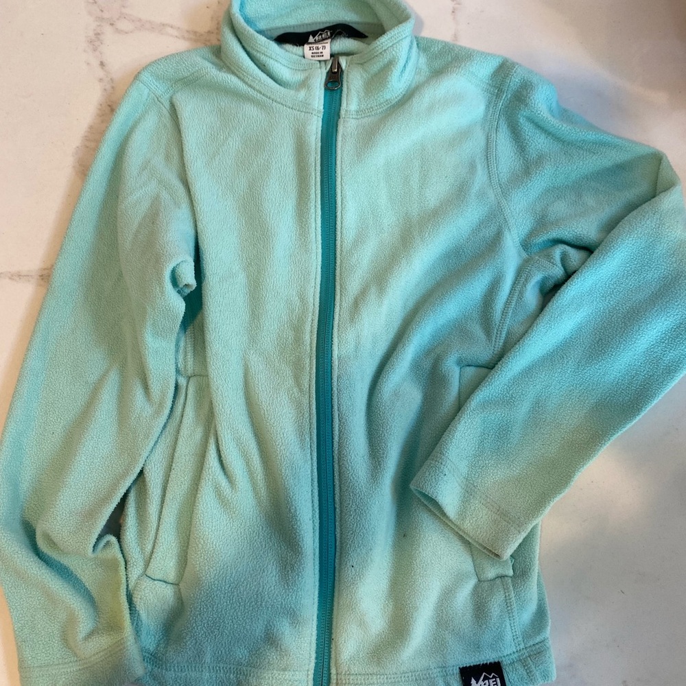 REI fleece girls jacket. Lightweight